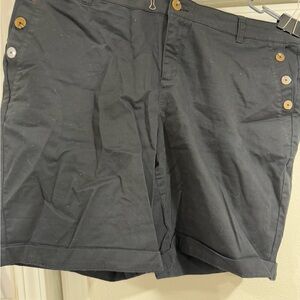 Lane Bryant Charcoal Women's Bermudas